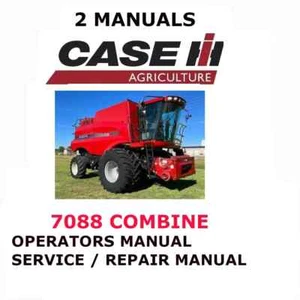 CASE IH 7088 COMBINE SERVICE REPAIR SHOP OPERATORS MANUAL  PDF - Picture 1 of 11