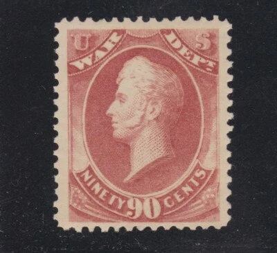 US O93 90c War Department Official Mint VF-XF OG LH SCV $225 - Image 1 of 2