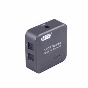 Optical Audio Digital SPDIF Toslink Splitter 1 to 3 Output For 5.1 Speaker DVD - Picture 1 of 6