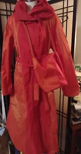 NWT MYCRA PAC ONE Weather Wear Raincoat Hooded Reversible Size S/M Travel - Picture 1 of 11