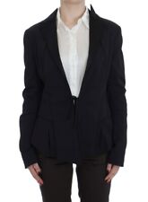 EXTE Black Stretch Single Breasted Blazer Women's Jacket Authentic