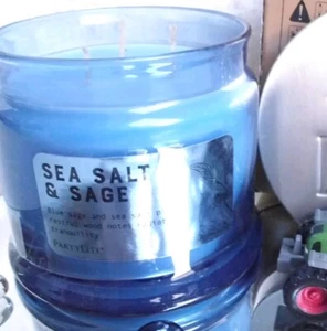 PartyLite SEA SALT & SAGE🌊3 Dochtglas + 12 TL + 6 Votiv OVP G73S2029 Fresh☀️⛱️ - Bild 1 von 6