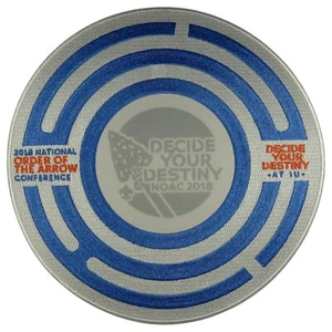 Parche chaqueta conferencia NOAC OA 2018 GRIS Bdr (BIG311) - Imagen 1 de 2