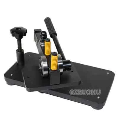 Leather Cutting Machine Indentation Embossing Press Manual Punching Leather - Image 1 of 4