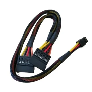 6Pin to 15Pin SATA Power Cable for DELL Vostro 3650 3653 3655 Computer HDD SSD - Picture 1 of 5