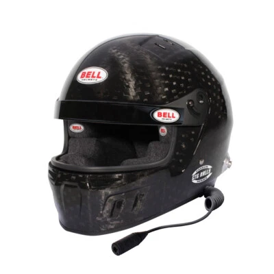 BELL GT6 Carbon Rally Rennen Integralhelm Schwarz FIA 8859-2024 Snell - Bild 1 von 2