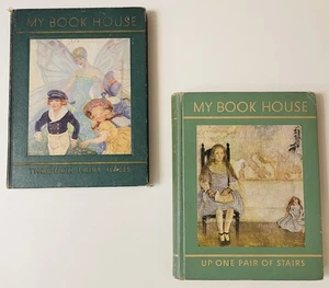 My Book House HC Lot (2): Through Fairy Halls (1937) & Up One Pair (1953) Miller - Picture 1 of 24