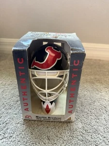 PINNACLE EA SPORTS MINI GOALIE MASK Martin Brodeur New Jersey Devils NHL Hockey - Picture 1 of 1