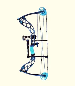 Diamond Carbon Knockout LH 50# Women’s Compound Bow + Plano PillarLock Hard Case - Picture 1 of 5