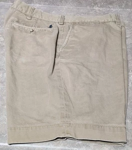 POLO RALPH LAUREN-Brown Cttn Twill Mens Flt.Fnt, Casual Summer Chino Shorts-(34) - Picture 1 of 3