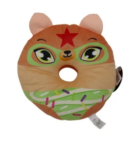 Toy Works 7" Animal Cat Donut Plush NWT - Picture 1 of 8