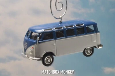 Autobús de samba personalizado Volkswagen T1 T2 adorno de Navidad VW furgoneta 1/64 cámper familiar Foto 1 de 4
