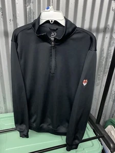 Zero Restriction Tour-Series Jacket Mens Med Black 1/4 Zip Pullover Applebrook - Picture 1 of 6
