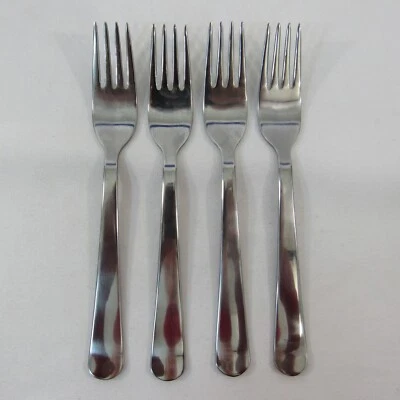 4-Pack IKEA Dragon Stainless Steel Forks Dinner Flatware Glossy New 005.155.27 - Image 1 of 4