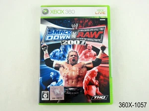 WWE 2007 Smack Down vs Raw Xbox 360 Japanese Import Japan Region Locked US Sellr - Picture 1 of 6