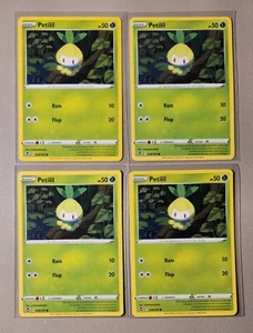 4x Petilil 009/195 Pokemon card Silver Tempest common NM - Picture 1 of 1