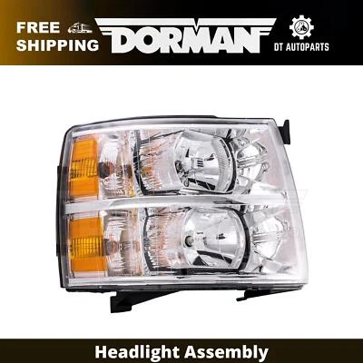 Conjunto de faros izquierdo 2008 para Chevrolet Silverado 3500 HD Dorman 2007-2014 Foto 1 de 4