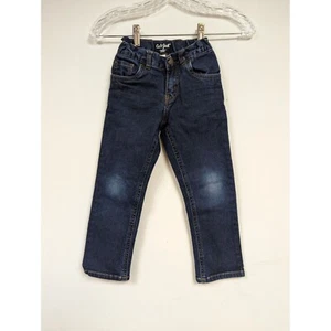 Boys Cat & Jack Straight Adjustable Waist Blue Jeans size 5T - Picture 1 of 3