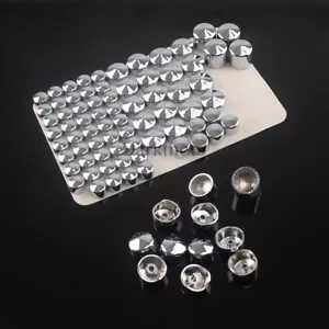 Motorcycle Chrome Bolt Toppers Cover Caps ABS Plastic Kit For Harley Twin Cam - Bild 1 von 12