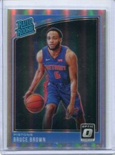 2018-19 Donruss Optic Bruce Brown RC Rookie Silver Holo Prizm SP Brooklyn Nets