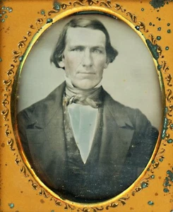 1/6 Plato Daguerrotipo Caballero de aspecto fino en medio estuche - Imagen 1 de 4