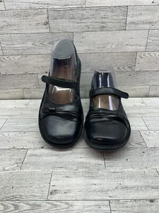 Women’s Naot Black Leather Gathered Front Mary Jane Comfort Shoes SZ 7 US - Picture 1 of 14