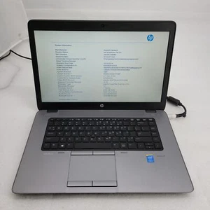 HP EliteBook 750 G1 Core i5- 4210U 1.7GHz 4GB RAM No HDD 15.6"***Boot to Bios - Picture 1 of 11