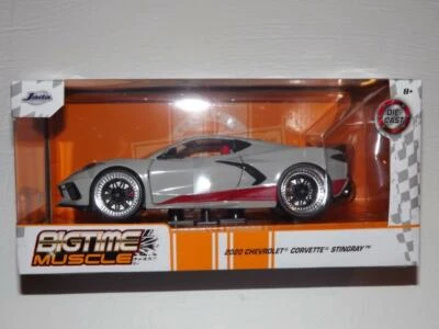 JADA BIGTIME MUSCLE 2020 CHEVROLET CORVETTE STINGRAY MUSCLE CAR FUNDIDO!! - Imagem 1 de 2