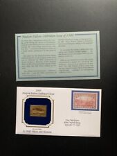 1909 Hudson-fulton celebration issue replica 22 kt Gold Stamp