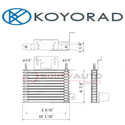 Koyorad Engine Oil Cooler for 2001-2005 Ford Explorer Sport Trac - Belts rv - Изображение 1 из 4