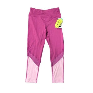 ID Ideology Flex Leggings Girls S Core Heather Elastic Waist Pull On 7/8 Pants - Picture 1 of 7