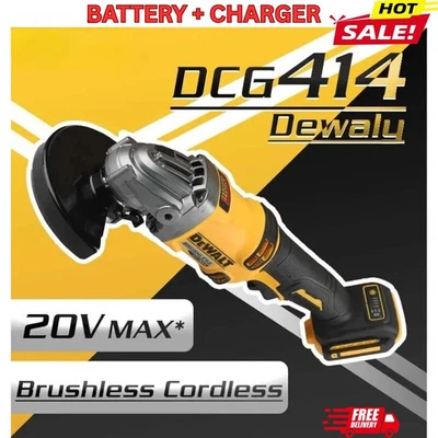 Amoladora angular sin escobillas DeWalt DCG414 20V Max XR 125 mm una batería una carga Foto 1 de 4