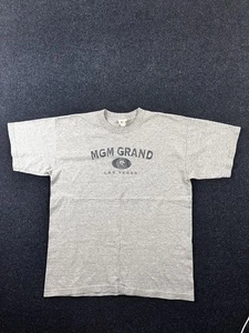 MGM Grand Shirt Mens Large Gray Heather Las Vegas Casino Graphic Short Sleeve - Picture 1 of 9