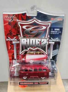 Maisto 2006 G Ridez Urban Diecast Collection Volkswagen Van " Samba" Dark Red - Picture 1 of 1