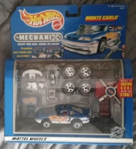 HOT WHEELS MECHANIX MONTE CARLO MATTEL WHEELS BUILD A CUSTOM STREET MACHINE NEW! - Picture 1 of 3
