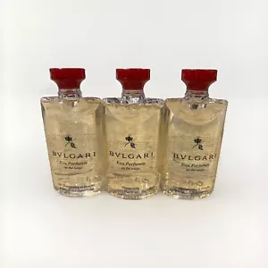 Bvlgari au the Rouge Shampoo and Shower Gel lot of 3 each 2.5oz Total of 7.5oz - Picture 1 of 4
