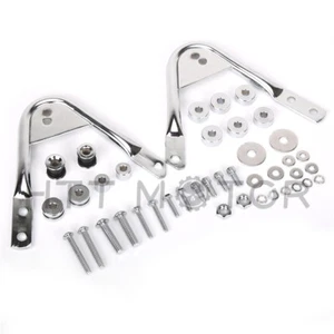 Kit de hardware de acoplamiento cromado Tour Pak Pack para Harley Touring 97-08 - Imagen 1 de 5