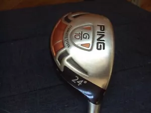 Ping G10 24 deg hybrid TFC 129 SR graphite 38.5" w/headcover - Picture 1 of 4