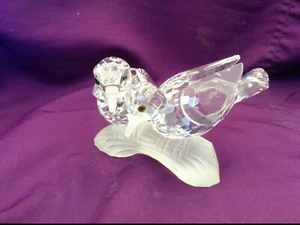 SWAROVSKI CRYSTAL 1989 "AMOUR" THE TURTLEDOVES, MADE IN AUSTRIA, NIB - Picture 1 of 10