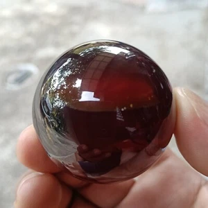 42 gr 42 mm Indonesia Sumatra Amber Sphere Polished Rough Raw Stone Gemstone cp6 - Picture 1 of 13
