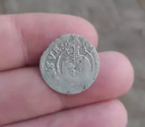 1633 Poltorak 1/24 tallero moneta argento SIGIZMUND III (1587-1632) 812 - Foto 1 di 4