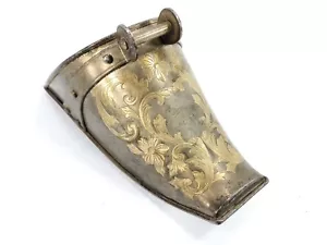 Antique MAESA "EBERLE BRAZILIAN" Stirrup with Detailed Engraved Design - Picture 1 of 7