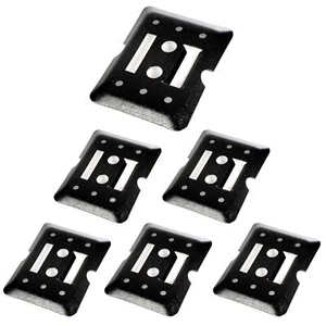 DC Cargo E-Track Mini Plate-2 Slots, Black Powder Coated, 6-pack - Bild 1 von 8