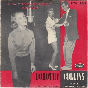 BOF TEENAGE REBEL DOROTHY COLLINS COOL IT BABY FRENCH ORIG EP OST GEORGES GATES - Picture 1 of 1