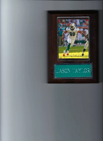 JASON TAYLOR PLAQUE MIAMI DOLPHINS FOOTBALL NFL Cover