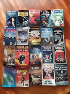 Science Fiction Romane - div. Verlage & Klassiker - 20 Titel, siehe Liste - gut