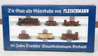 Fleischmann 7886 N Scale steam locomotive  set with 5 Freight  Cars New