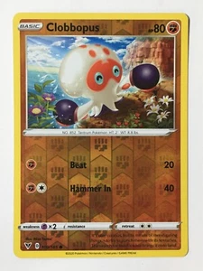 Clobbopus 100/185 Reverse Holo Common Vivid Voltage Pokemon Pack Fresh - Picture 1 of 5