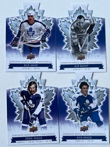 2017-18 Upper Deck Toronto Maple Leafs Centennial Blue Die Cut Pick From List !! - Picture 1 of 61