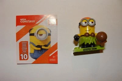 Mega Construx Película Despicable Me 3 Serie 10 ISLA LUAU MINION con Coco Foto 1 de 2